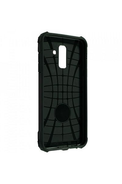 Techsuit Case for Samsung Galaxy A6 Plus 2018 - Hybrid Armor - Black