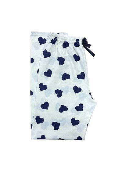 UygunHep Women's Heart Cotton Elastic Comfortable Pajama Bottoms