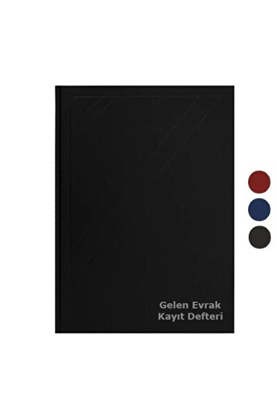 GÜRMAT 23x32 Ciltli Numaralı Gelen Evrak Kayıt Defteri 96 Yaprak (061-96)