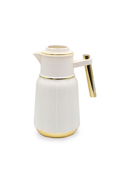Petros Home Petrus Home Thermos for Coffee and Tea, 1 Liter, White