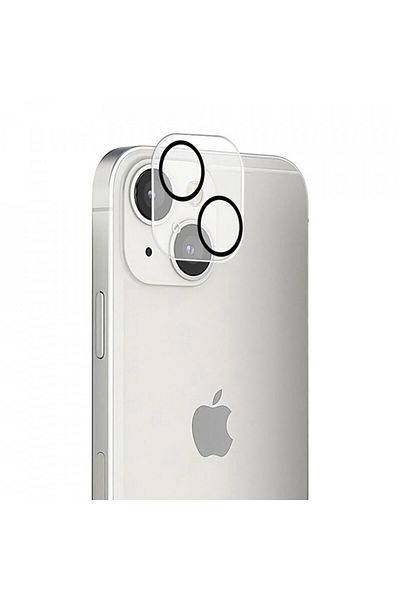 Lito Film for iPhone 14 / iPhone 14 Plus - S+ Camera Glass Protector - Black/Transparent