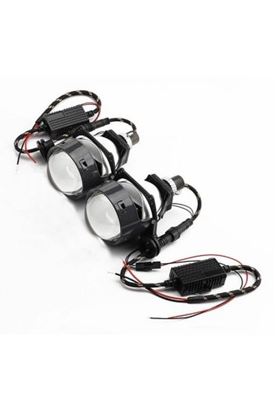 Xenon Bright Set lupă automată Bi-LED, putere 3", luminozitate 43W, 9.000 lumeni, 5500k, 12V P1-Universal Z111