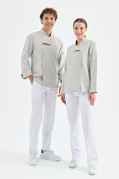 MyChef 2001 Çift Düğmeli Kadın Şef Kıyafeti