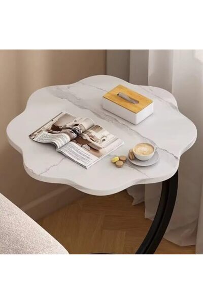 Türkiye Corner Accent Side Table, Sofa Coffee Table, Nightstand, Sofa Side Snack Table, Bedside End Table, L