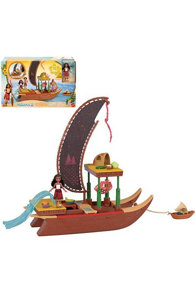 mattel Disney Princess Moana Fashion Dolls-Transforming Boat JBT54