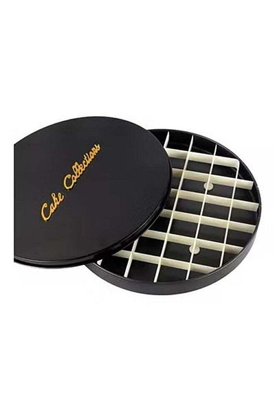 fulina Dessert Containers with Plastic Dividers, 35cm Non Stick Cake Collection, Gift for family, friends
