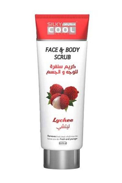 Silky Cool Facial Face & Body Scrub 275 Tube Ml - Lychee