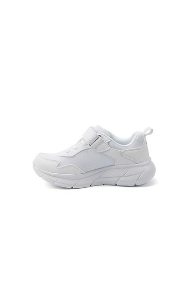 U.S. Polo Assn. Kids' WhiteVelcro Strap Sneakers – Easy-On, Day Fun for Little Explorers!