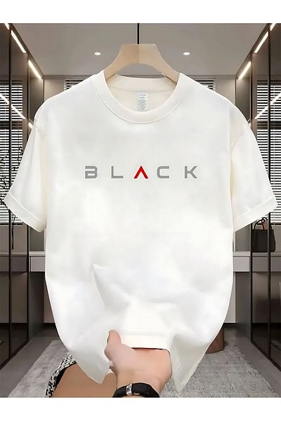 ELFAMİ Unisex Crew Neck Oversize Tshirt