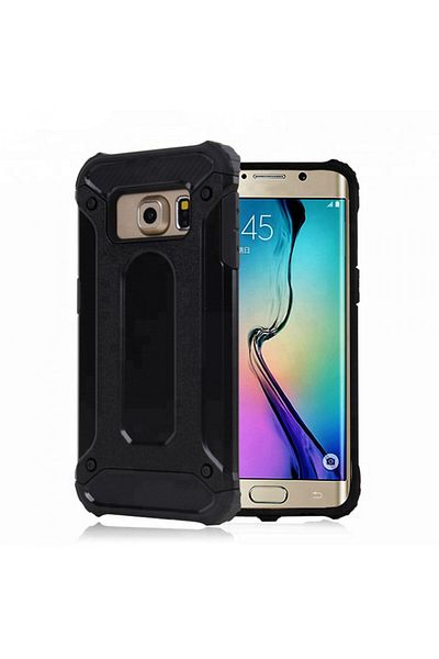 Techsuit Case for Samsung Galaxy S6 G920 - Hybrid Armor - Black