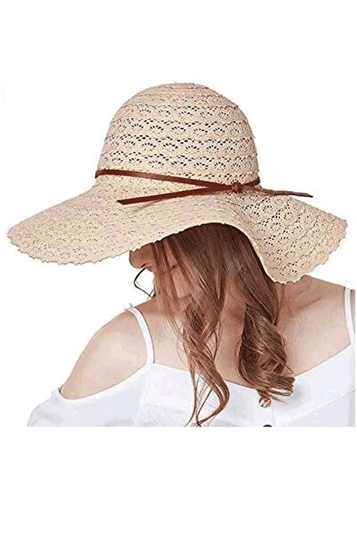 fun zone Summer Beach Sun Hats For Women Foldable Floppy Travel Packable UV H...