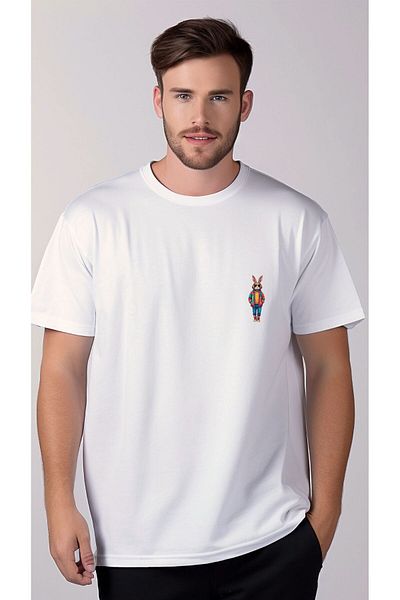 caer Hop Light, Chew Slow, Vibe Deep Printed Oversize T-Shirt