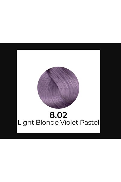 Inebrya لون الشعر رقم 8/02 أشقر فاتح بنفسجي باستيل 100 مل
