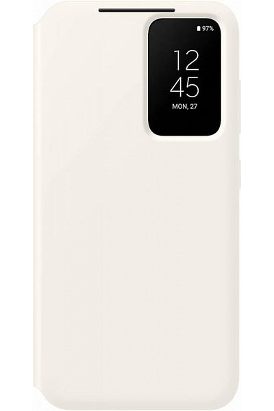 Samsung Galaxy S23; Smart Clear View Cover; cream