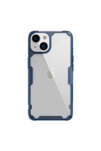 Nillkin phone case for Apple iPhone 14, TPU, Blue / Transparent