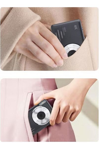 GENERAL 64MP 4K Digital Camera - 64GB Memory, 18X Zoom, Compact and Portable for Travel.