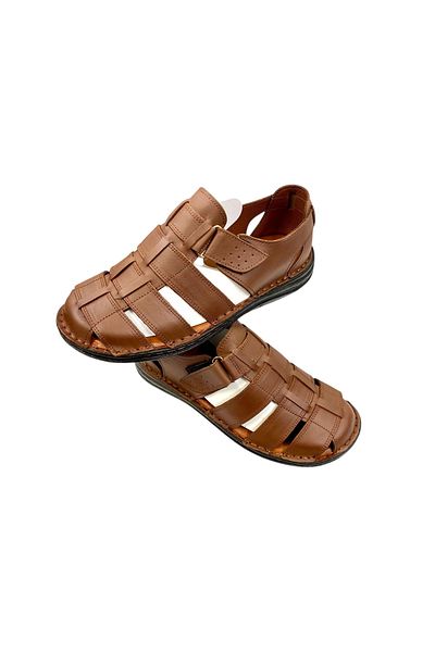 SULA Men's Cirtli Sandals Leather Taba Stitched Poly Sole