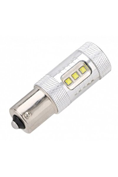 Xenon Bright ЧЕРВЕН автомобилен LED 80W BA15S / P21W, 12V-24V Canbus LED CREE...