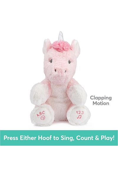 Spin Masters Gund Unicorn ABC 123 Animated 11inch 6066625