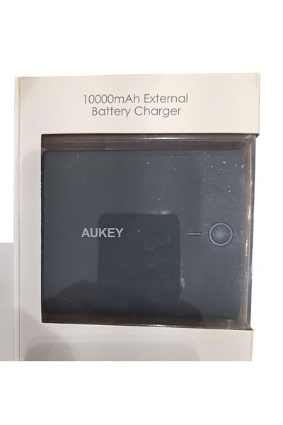 AUKEY 3.1A Dual USB 10,000mAh Portable Power Bank - Black