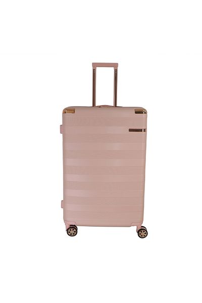 Senator Hard Case Cabin Luggage Trolley ABS Lightweight With Built In TSA Type Lock A5125 Milk pink