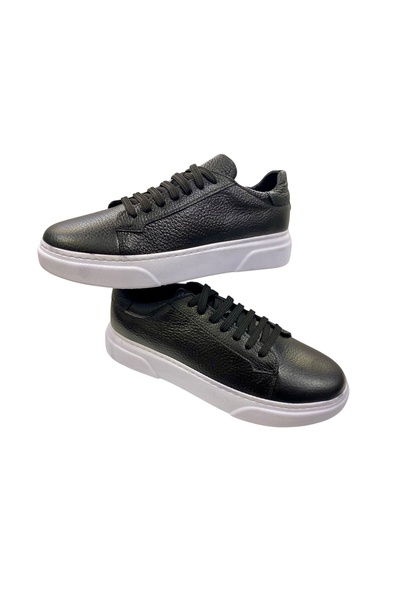 SULA Men's Lace-Up Rolax Leather Black Inner Leather Poly Sole