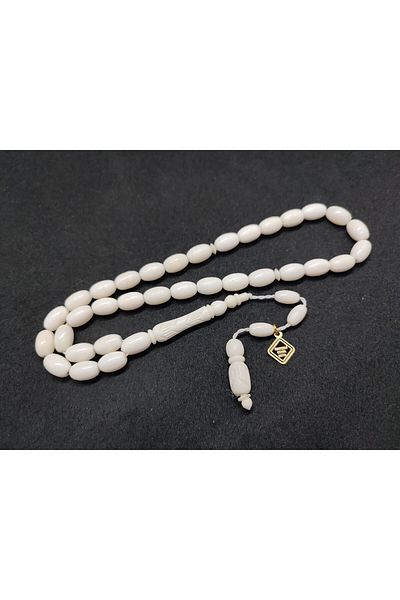 İskeçe Exclusive İskeçeli Cemil Master's Work İmame Hitame Pen Art Hand Size Camel Bone Certified 8095