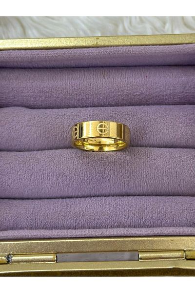 BY YASİN TOPÇU Infinite Circles Steel Ring (17 Sizes)