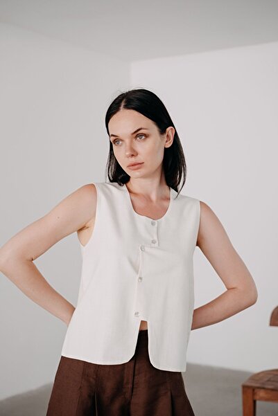 Mama in Love بلوزة كريم بروكلين