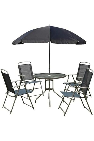 Türkiye Garden Dining Set 5 Piece (4 Chair and 1 Table) Outdoor Furniture Patio Dining Table and Chair Balco