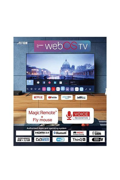 ARROW Arrow Smart TV, 65 inches, 4K, LED, Webos, RO-65LJW