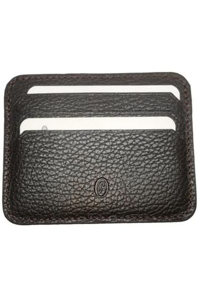 Philippe Moraly Unisex Classic Card Holder 10Cm Brown PM3001O