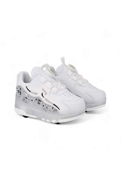 YVZ Skate Lighted Sports Shoes Wheels Sneakers Skateboard Shoes Orthopedic Model