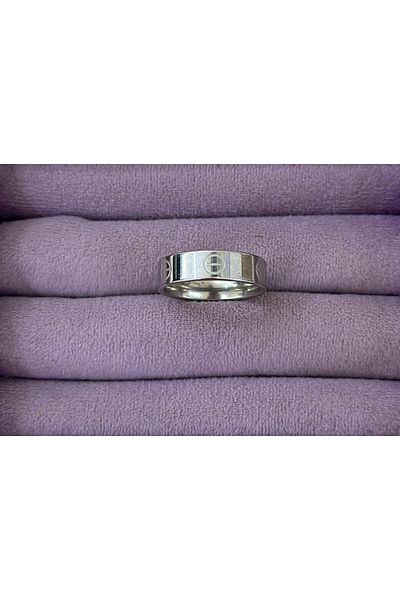 BY YASİN TOPÇU Infinite Circles Steel Ring (18 Sizes)