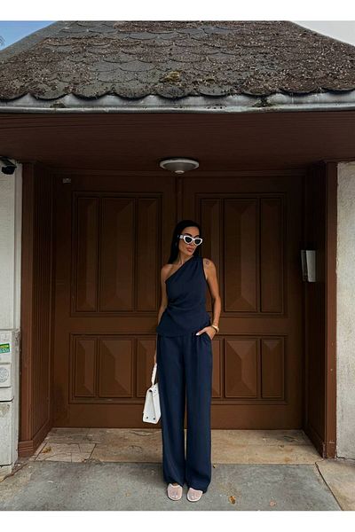ossons Single Sleeve Asymmetric Suit