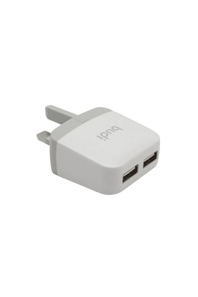 Budi Home Charger Flexible 12W 2 USB Ports 2.4AMP