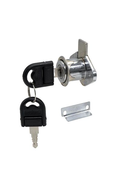 FiveStar Fck004 Oval Drawer Lock with Folding Key 22 mm