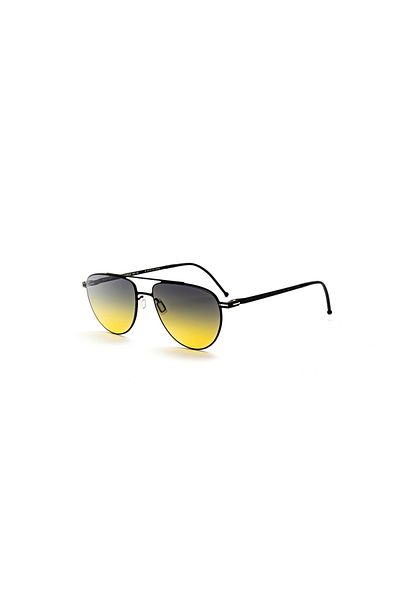 MOOSHU Leyaa Black 2 Sm Smoked Yellow Unisex Sunglasses