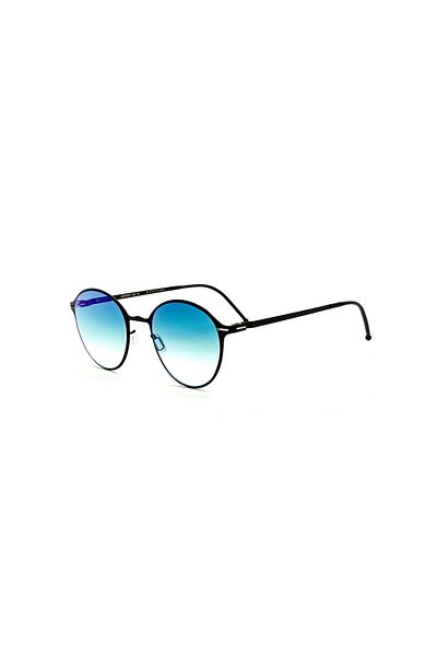 MOOSHU Leonor Black Sm Green Gradient Unisex Sunglasses