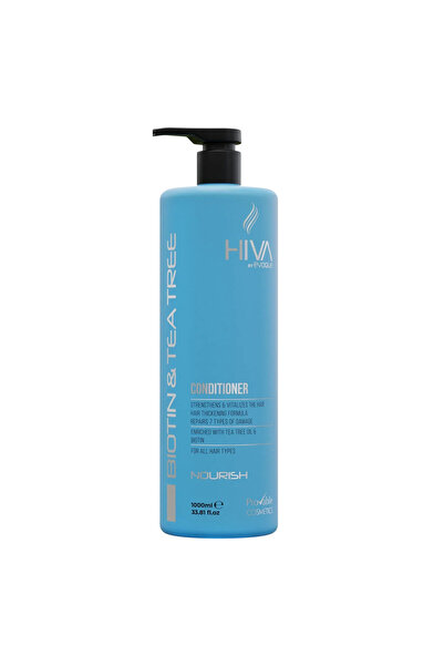 HİVA Balsam de păr Hiva, Biotina & Arbore de Ceai, 1000 ml, pentru păr degrad...