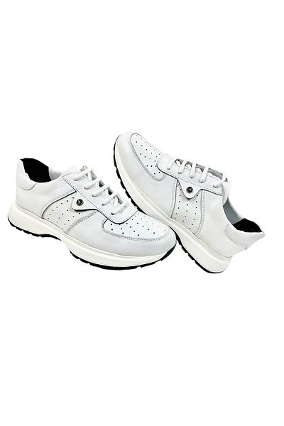 SULA Men's Casual Shoes Lace-Up Leather White Leather Inside Poly Sole
