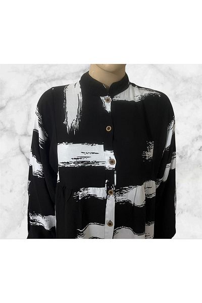 Butik Summer Stylish Loose Fit Casual Dress