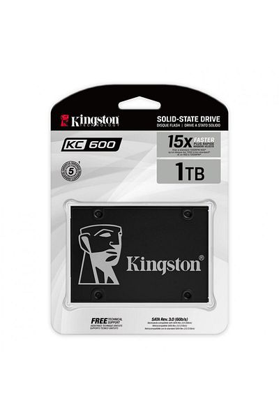 Kingston SSD KC600, 1TB, 2.5, SATA III