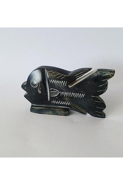 Hd Marketim Ειδώλιο ψαριού Φυσικό μαύρο μάρμαρο Onix Μαρμάρινο γλυπτό Ζώο Στολίδι Τραπέζι σπιτιού Διακοσμητικό αντικείμενο