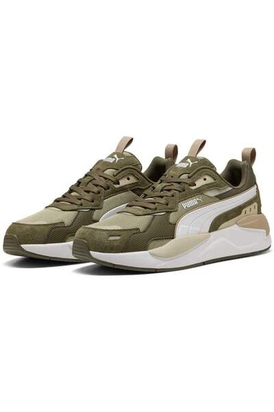 Puma Αθλητικά X-ray 3 Sd Lux Army-puma Λευκό-γκρι, Πράσινο, Unisex