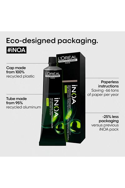 L'oreal Professionnel LOréal Professionnel INOA 2 Darkest Brown 60g – Ammonia-Free Permanent Hair Color