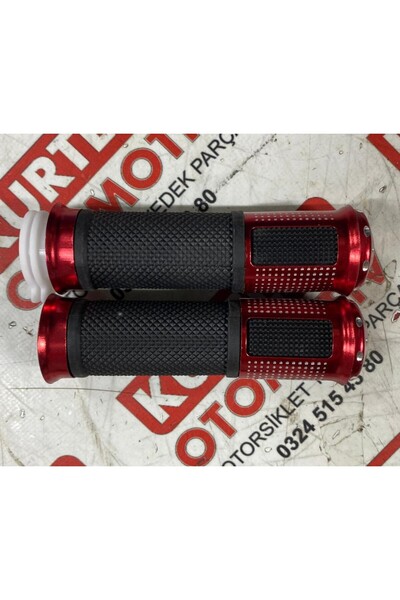 MTO Motosiklet Elciği Aliminyum Kırmızı Takım