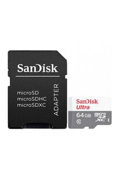 SanDisk Card de Memorie MicroSDHC , 64GB, Adaptor SD, Class 10