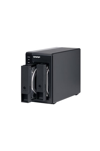 Qnap TR-002 2-Bay USB Extension, 2.5/3.5 SATA 6Gbps HDD (not included), 1xUSB3.11 (type-c), tower,