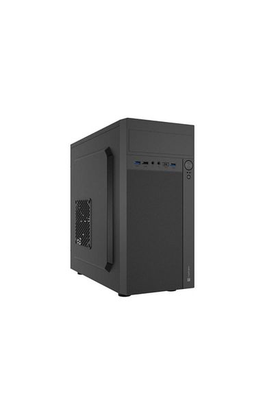 Natec HELIX Mini Tower BLACK USB C Case, 4 Expansion Slots, Drive Bays: 3x3.5 5x2.5 1x5